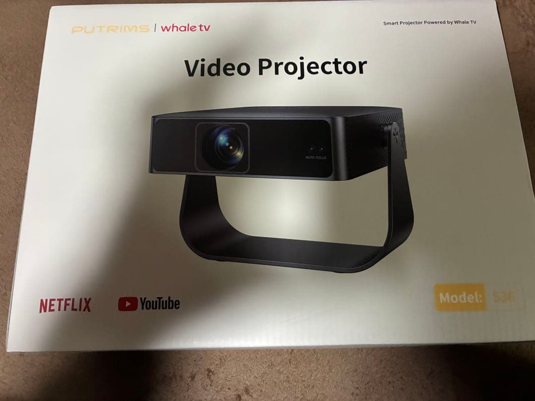 未使用に近い超美品　PUTRIMS S36 プロジェクター　Amazonの半額