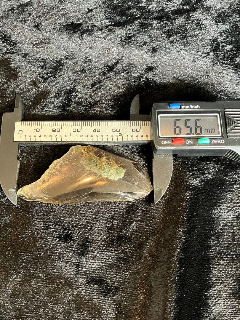 ルチルクォーツ インド ヒマチャル産 原石 天然石 パワーストーン 金運 最強