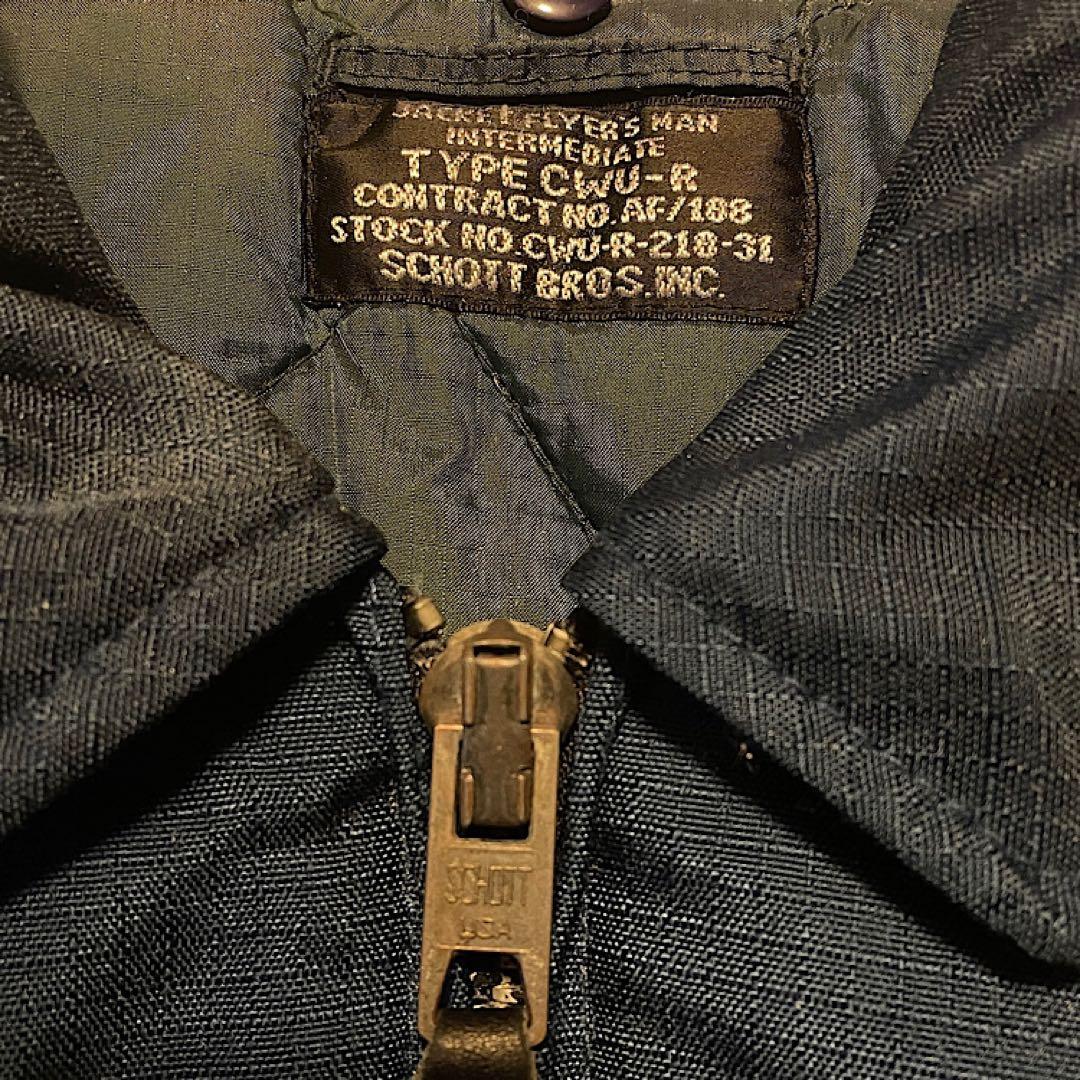 あ*こ様 激レア 田中シェン Schott CWU-R 90s MA-1ボンバー