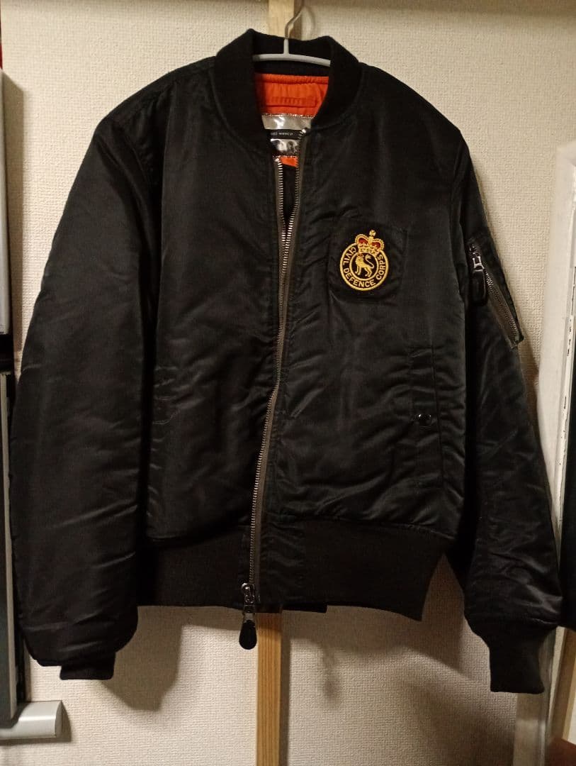 更に値下げ！定価は約４万！603 MIDWEST　ma-1　パイルウール仕様