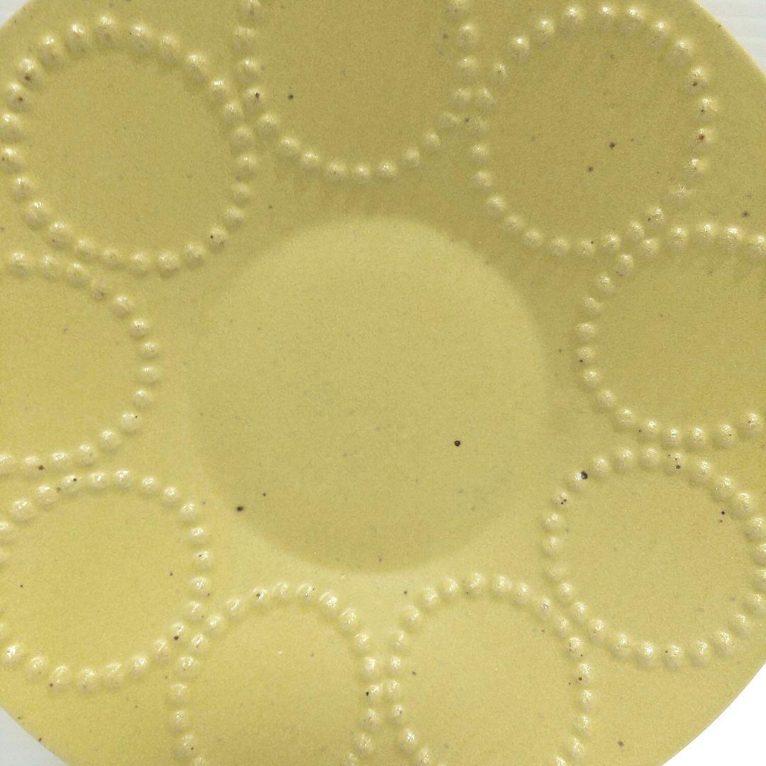 ミナペルホネン タンバリン イエロー ホワイト プレート 4枚