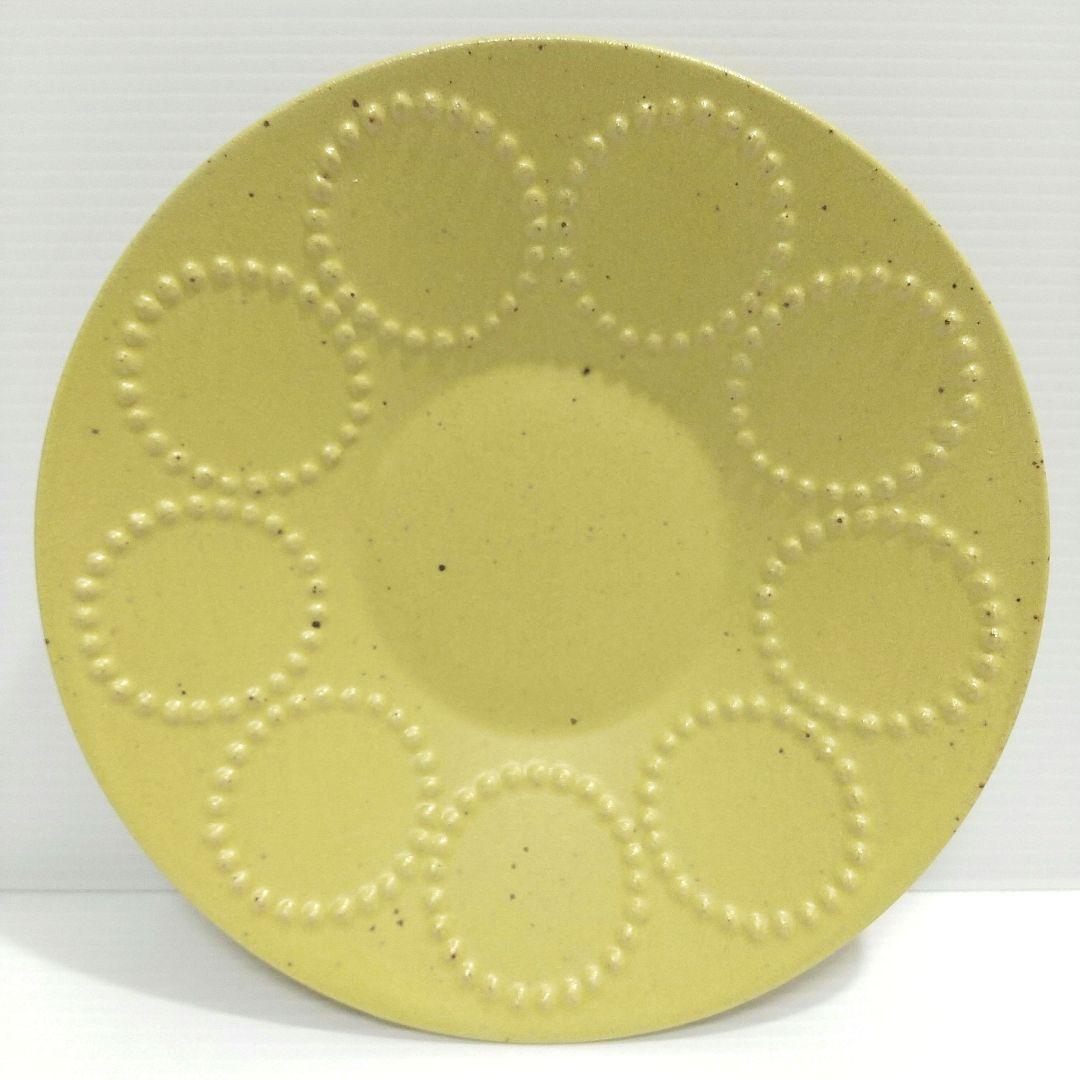 ミナペルホネン タンバリン イエロー ホワイト プレート 4枚