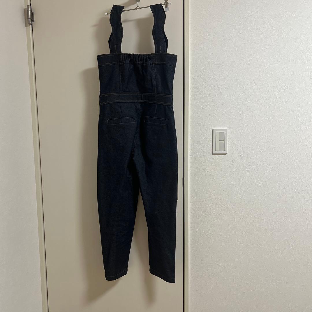 るんるんbow.a サロペット ボウエー インディゴS