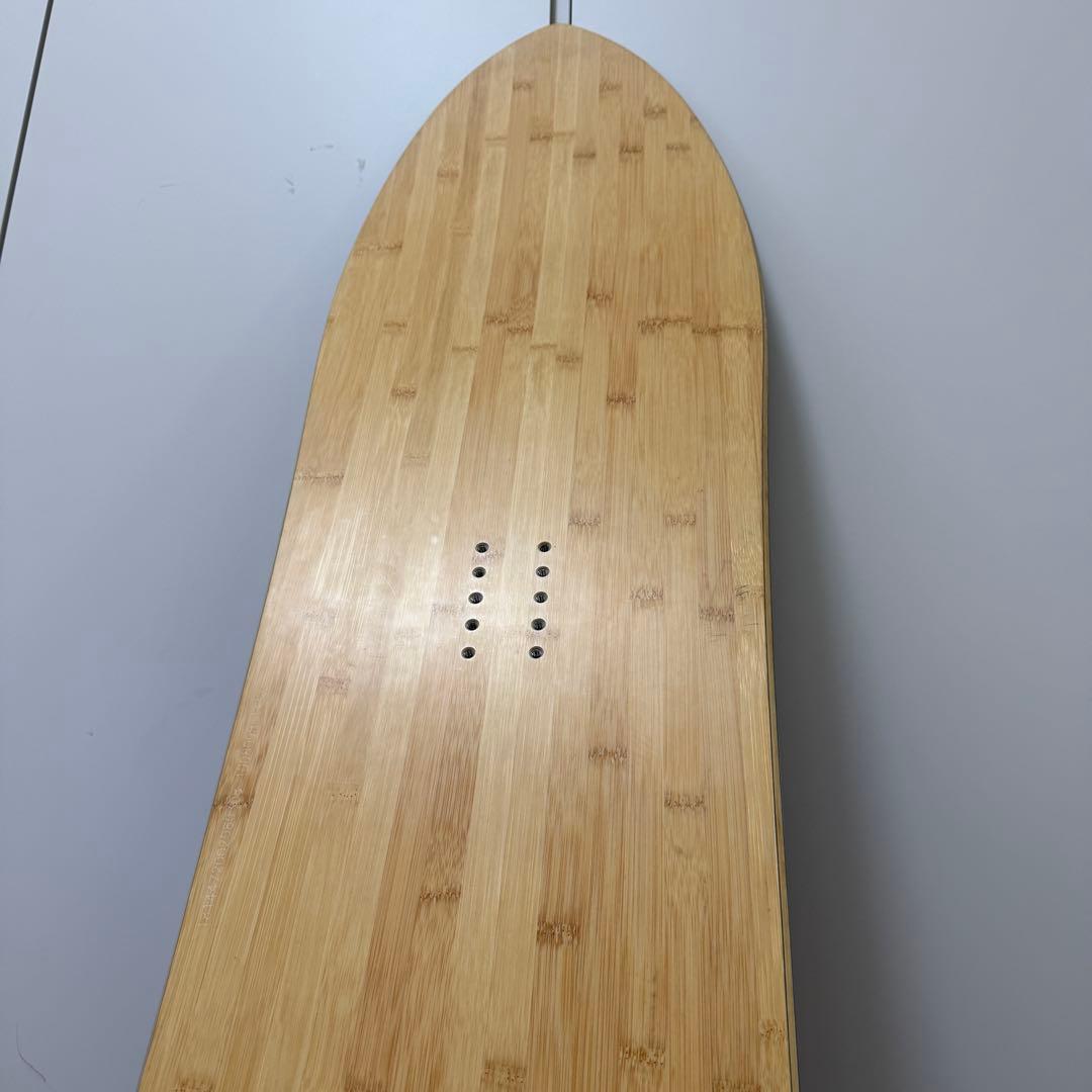 【超美品】スノーボード パウダーボード フィッシュテール 144cm 雪板
