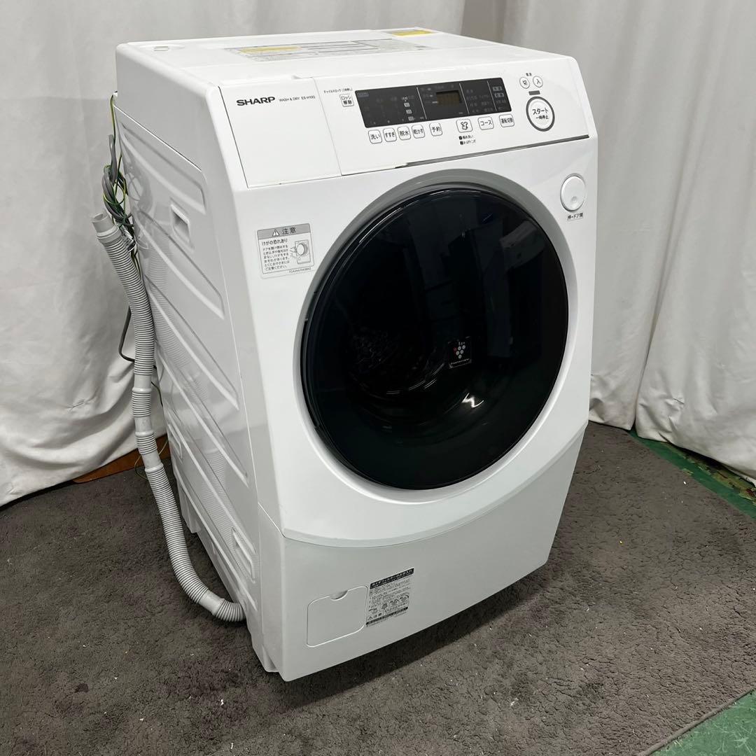 ★987　ドラム式洗濯機　22年製　シャープ　10キロ　乾燥　大容量　設置無料