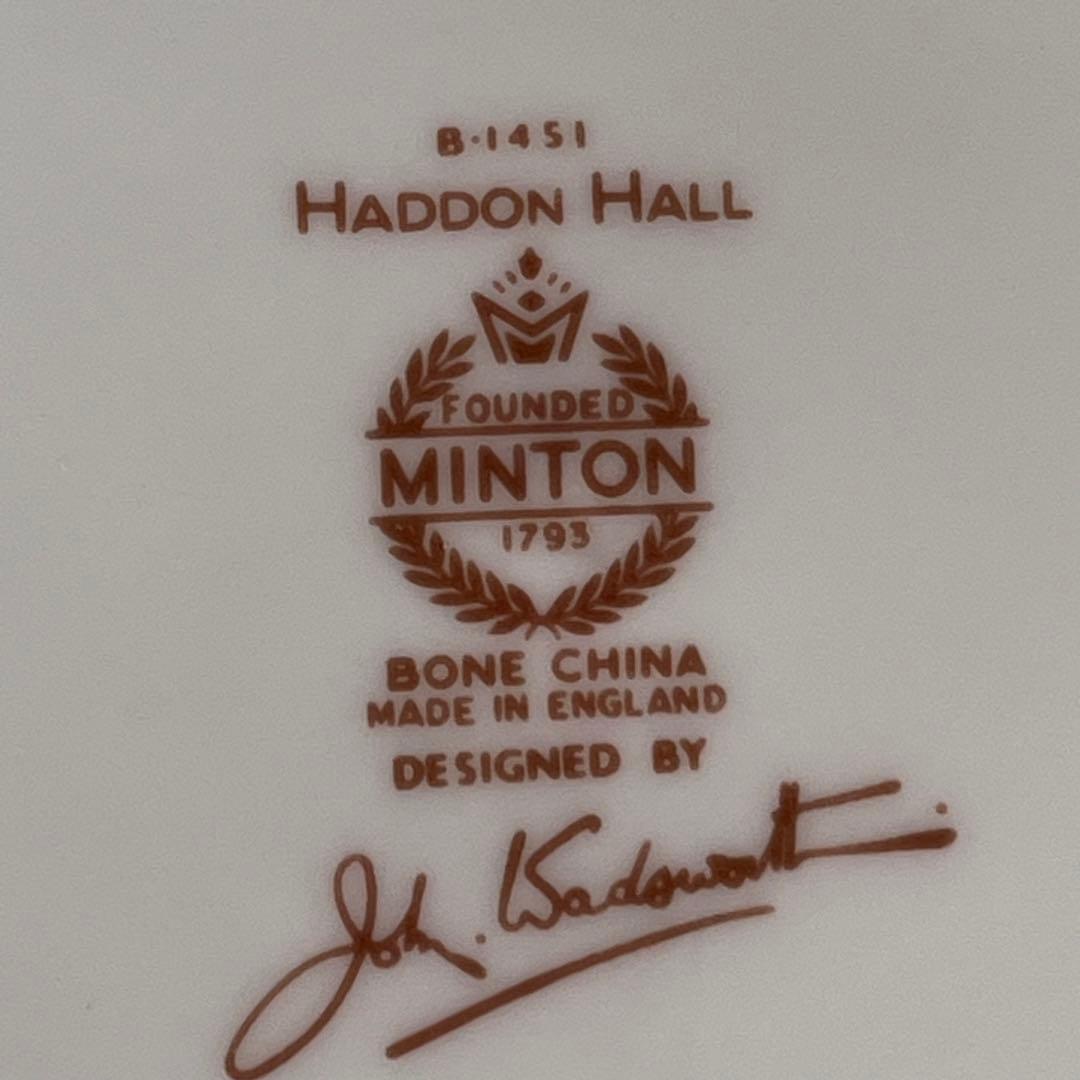 【未使用美品】ミントン★ハドンホール★ディナー皿　5枚