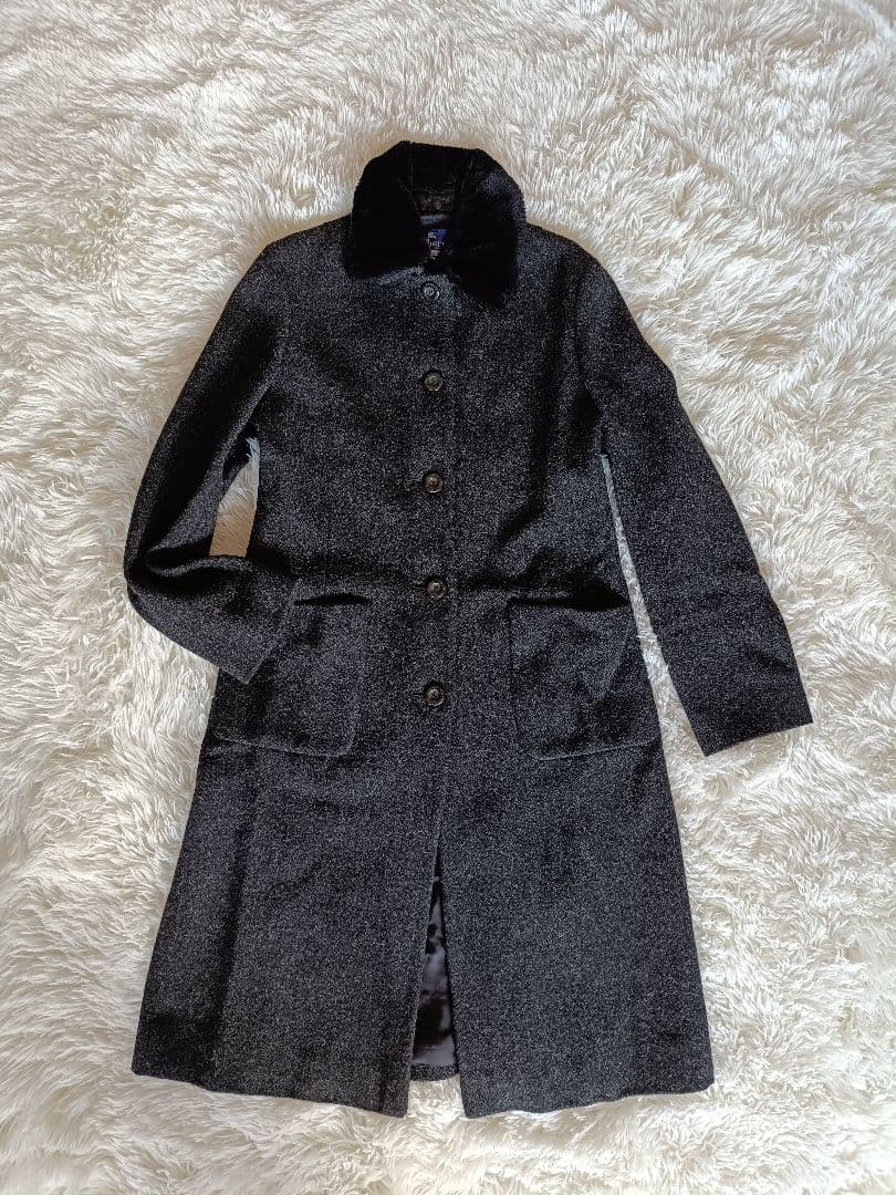美品上質　 Burberry BLUE LABEL バーバリーブルーレーベル　毛