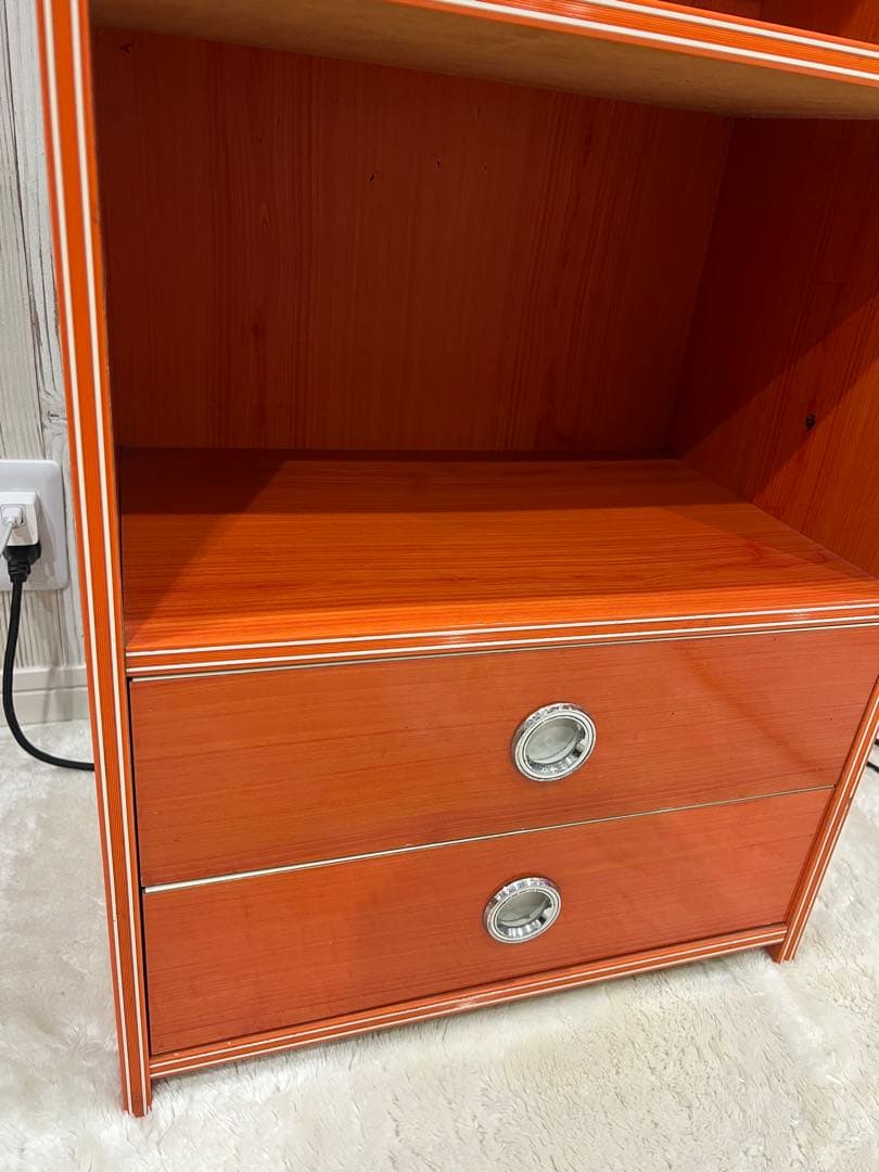 早い者勝ち☆レトロポップ 昭和レトロ ラック 3段2引き出し ヴィンテージ 収納