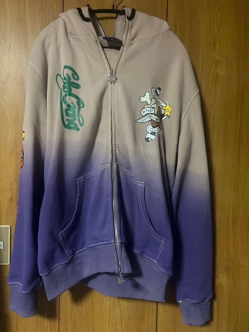 glo gang グローギャング　ジップパーカー　フーディー
