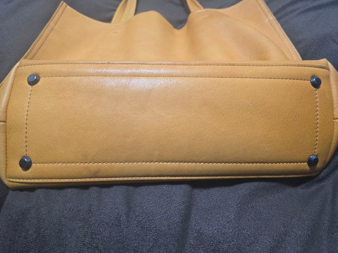 土屋鞄製造所 カラーダイアリー コンフィトートバッグ 黄色