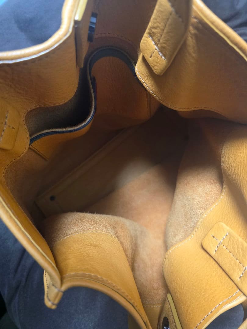 土屋鞄製造所 カラーダイアリー コンフィトートバッグ 黄色