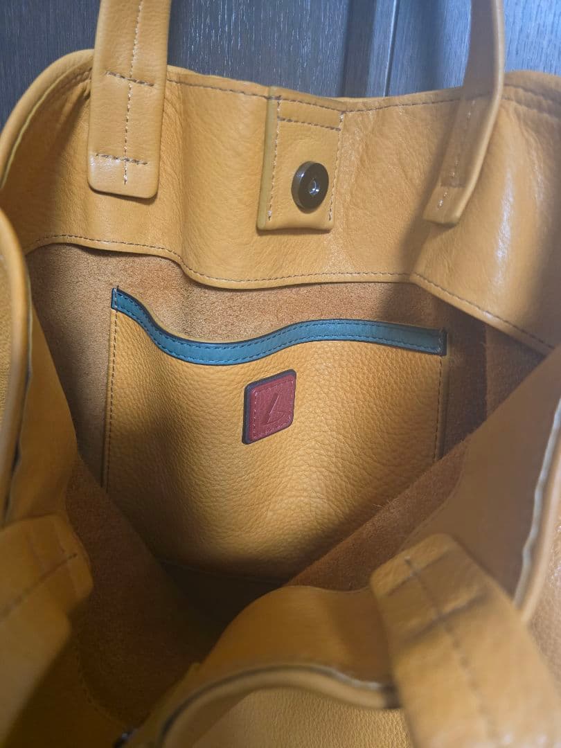 土屋鞄製造所 カラーダイアリー コンフィトートバッグ 黄色