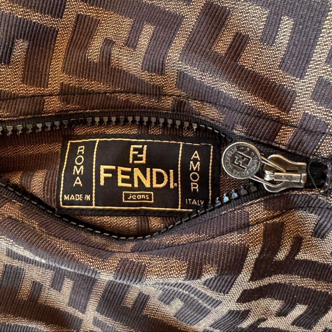 FENDI フェンディ コーチジャケット　ヴィンテージ　ズッカ　リバーシブル　L