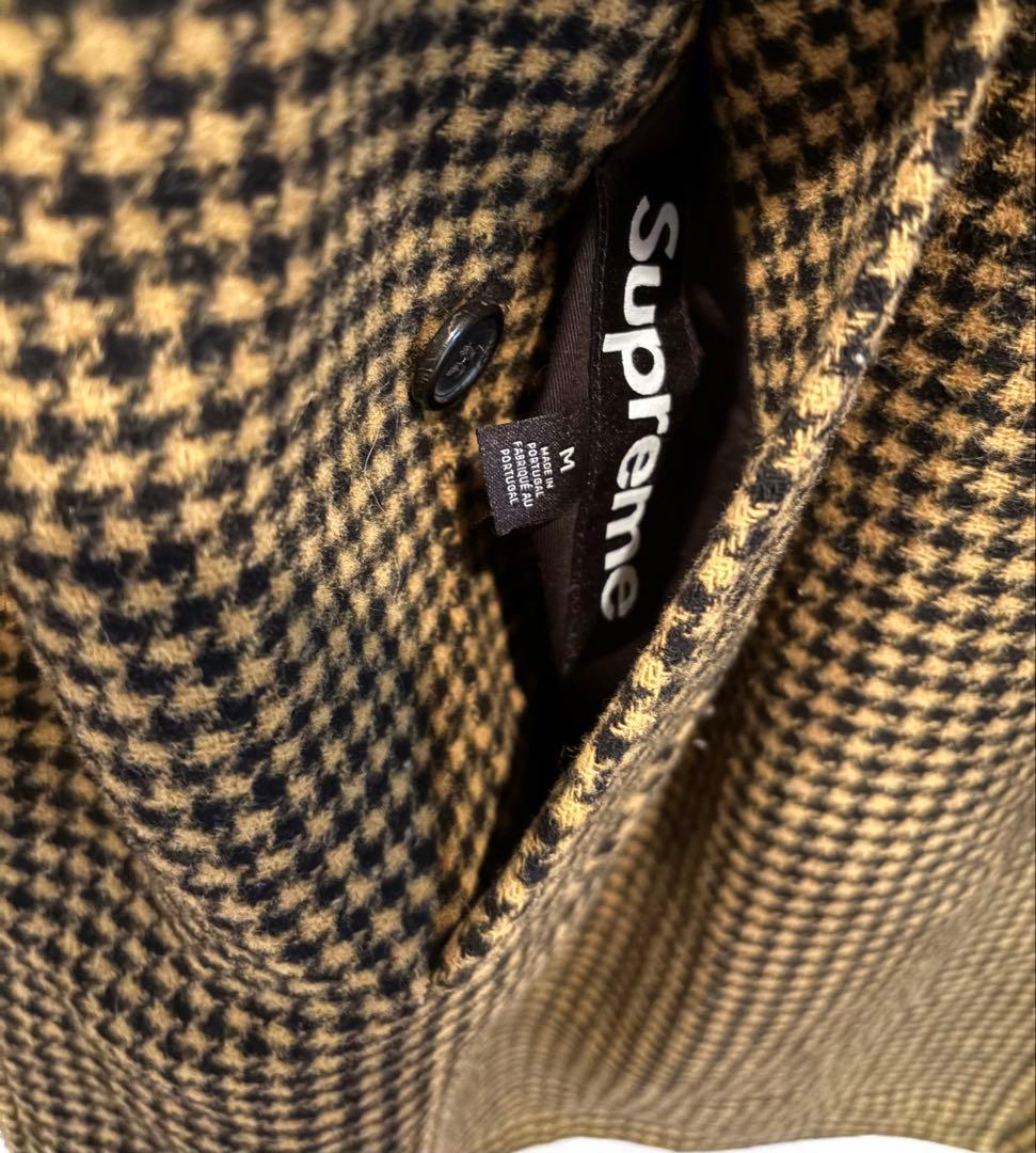 ジャケット・アウター Supreme Reversible Houndstooth Overcoat