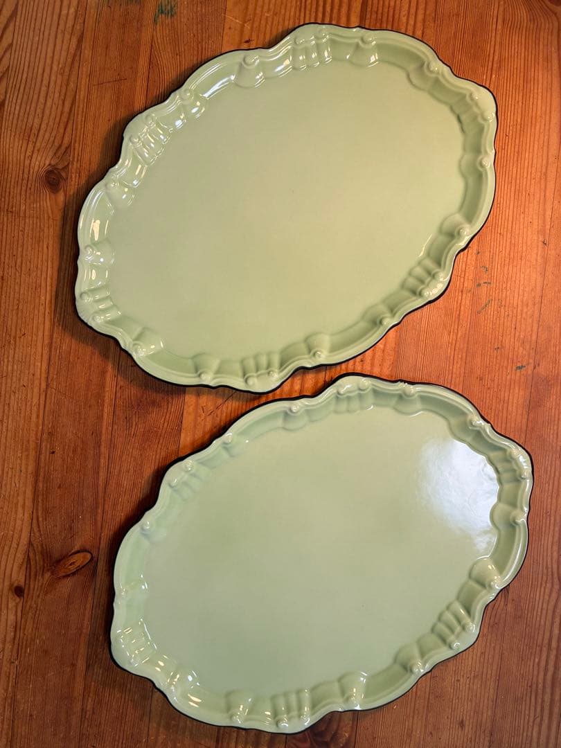 希少品　リチャードジノリ　Adélaïde オーバルプラッター　2枚セット