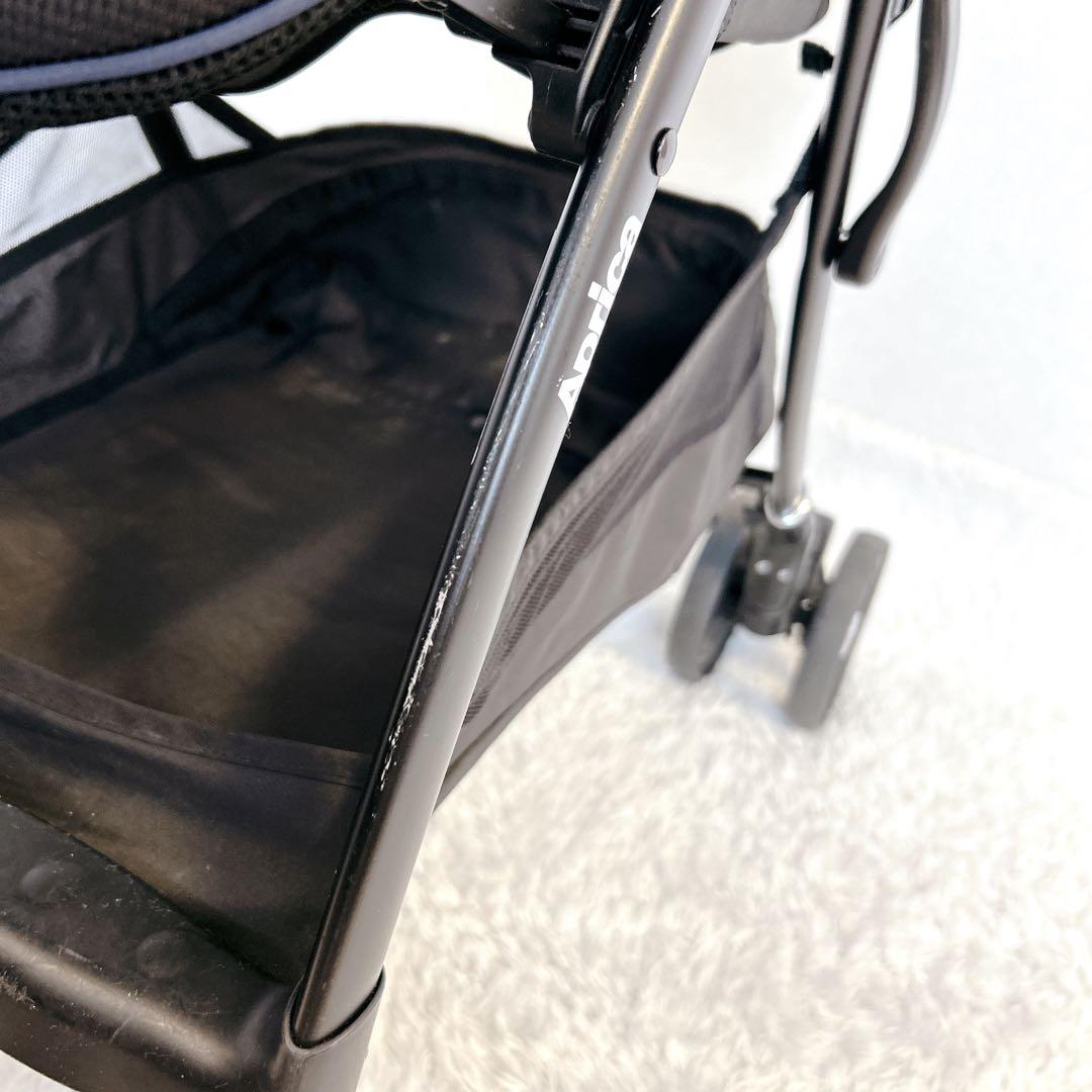 【美品】Aprica ラクーナビッテ ベビーカー 2022モデル レザー