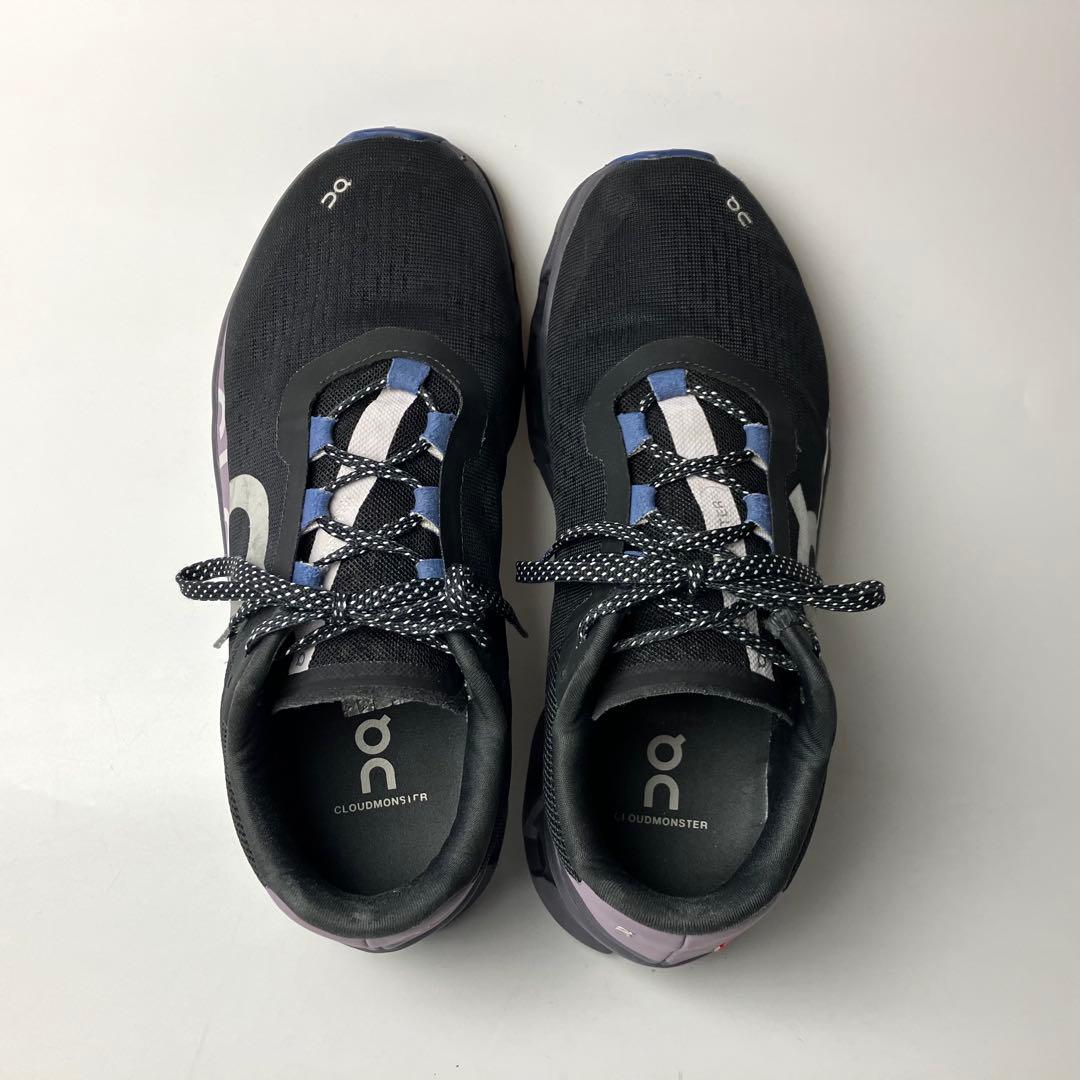 【良品】on CLOUDMONSTER マグネットシャーク　厚底スニーカー8.5