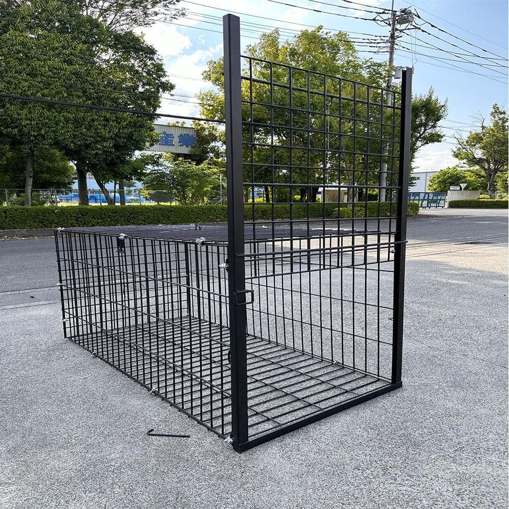 イノシシ・シカ用の箱罠ビッグ 片扉 200x100x100cm（福山営業所止め）