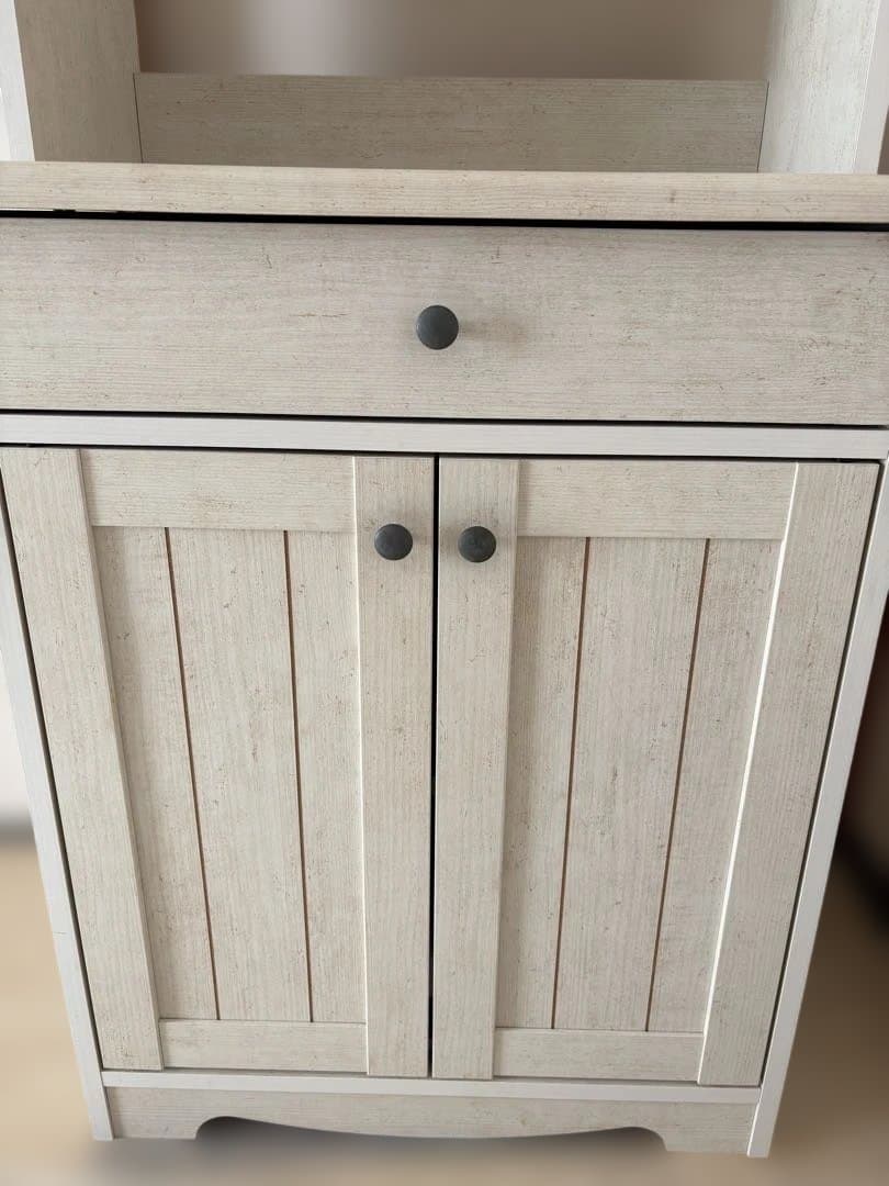 ニトリ アンティーク調レンジ台・食器棚・収納棚