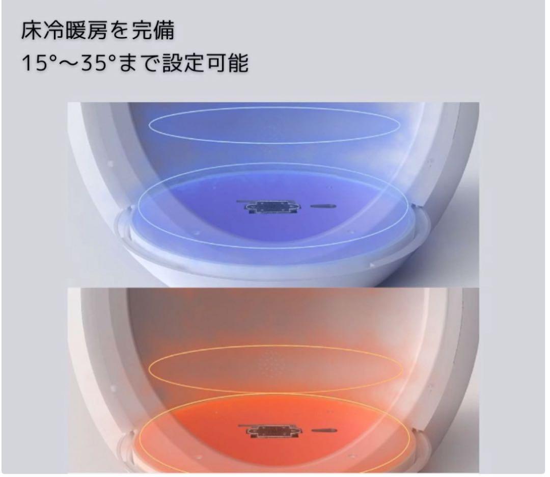 期間限定値下げ！ほぼ新品　petyes 床冷暖房ペットハウスホワイト　使用1ヶ月