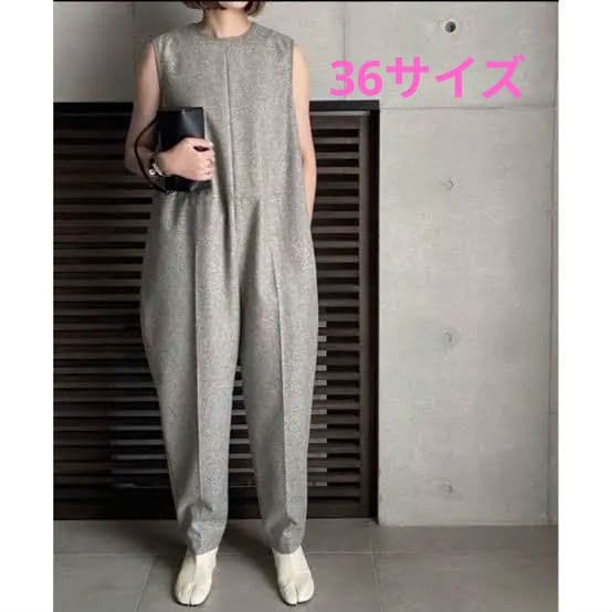 LOHEN フランネル　オールインワン　グレー 36
