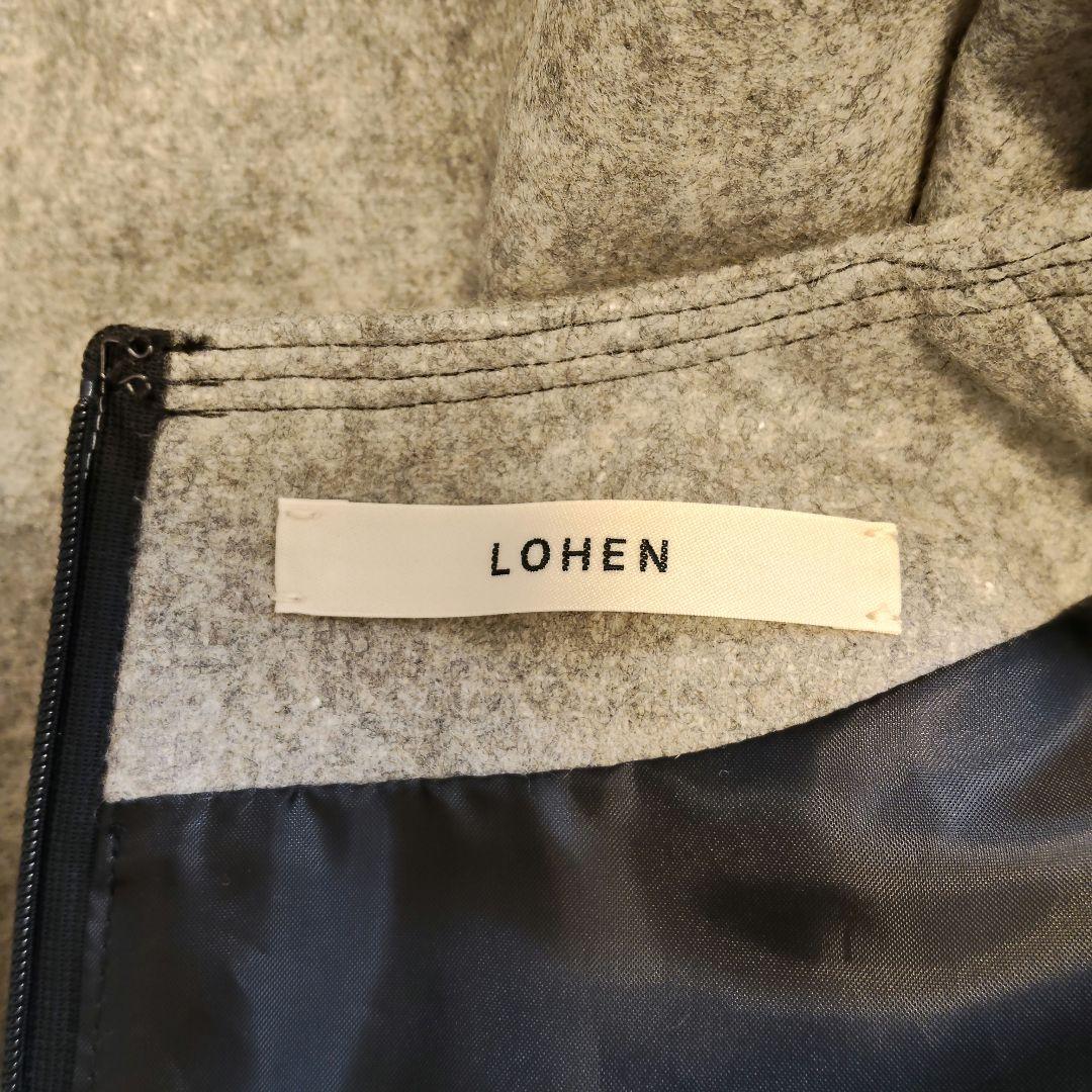 LOHEN フランネル　オールインワン　グレー 36