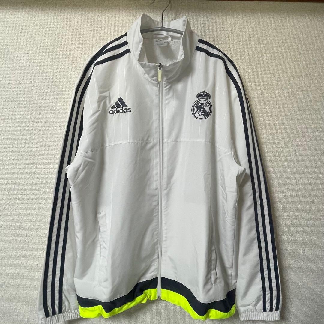 adidas Real Madrid ナイロンジャケット ジャージ XO