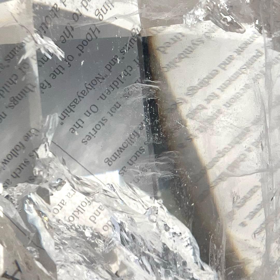 ✩超破格✩究極の激凄超逸品✩超高透明度とレインボー✩虹入り 水晶 六角柱 天然石