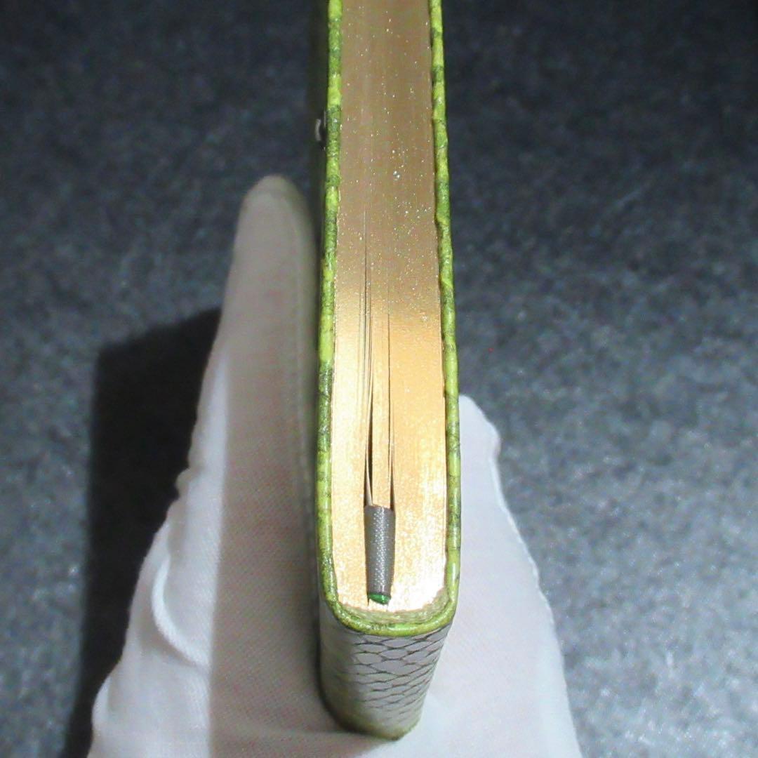 モンブラン ノート 146 パイソン グリーン