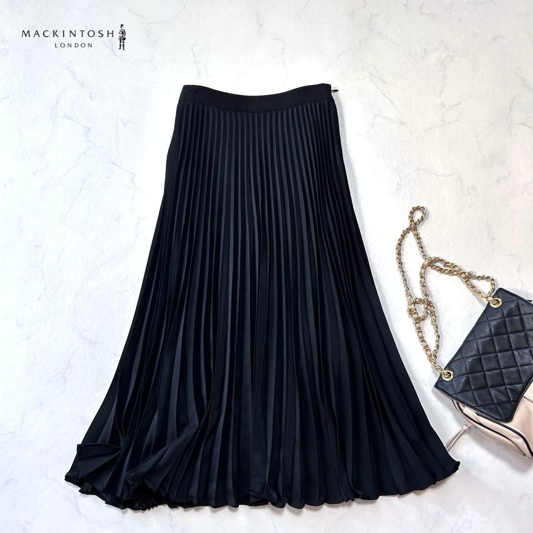 未使用級 現行タグ マッキントッシュロンドン プリーツスカート 40 セレモニー