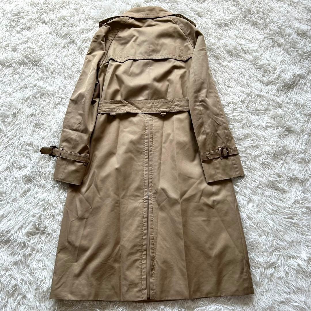 【極美品】アクアスキュータム トレンチコート モスグリーン ライナー付 ベージュ
