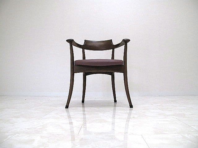 展示品　飛騨産業/キツツキ「クレセント」 アームチェア オーク無垢材　佐々木敏光