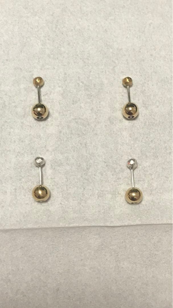 mayumi murasawa TSUBUピアスk24ゴールド×2 シルバー×2