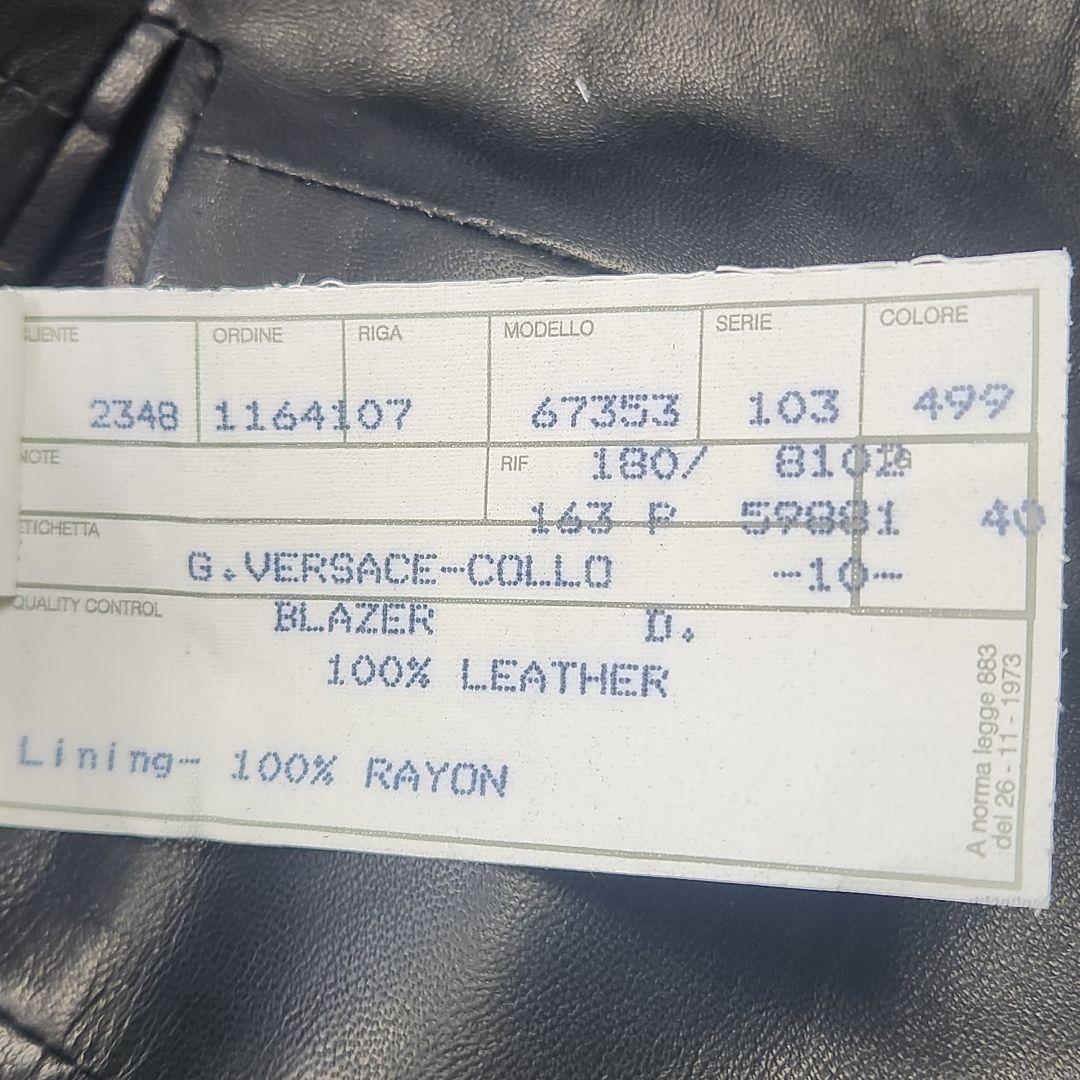 【希少✨極美品 】 ラムレザー ジャケット メデューサ ボタン イタリア製 40