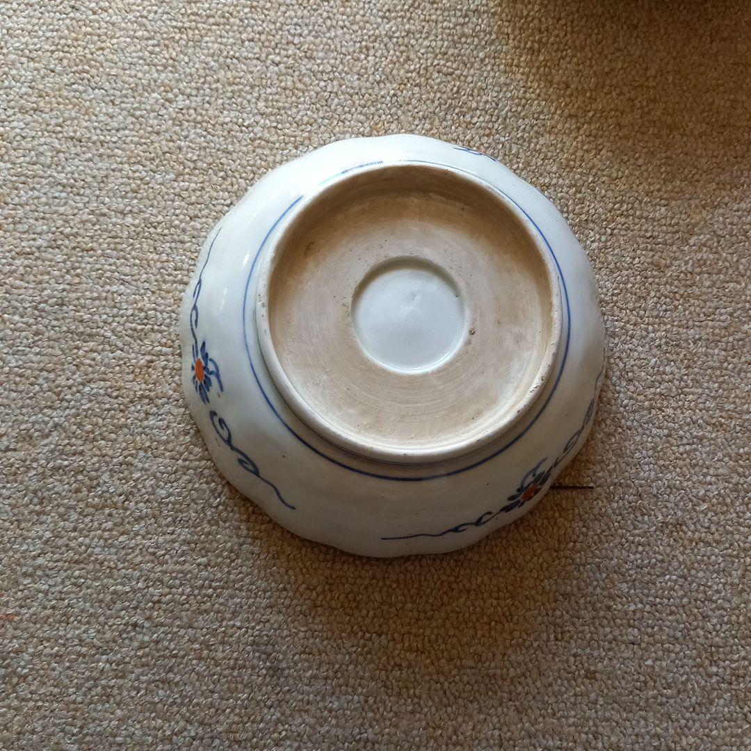 伊万里焼　幕末頃　皿5客　色絵