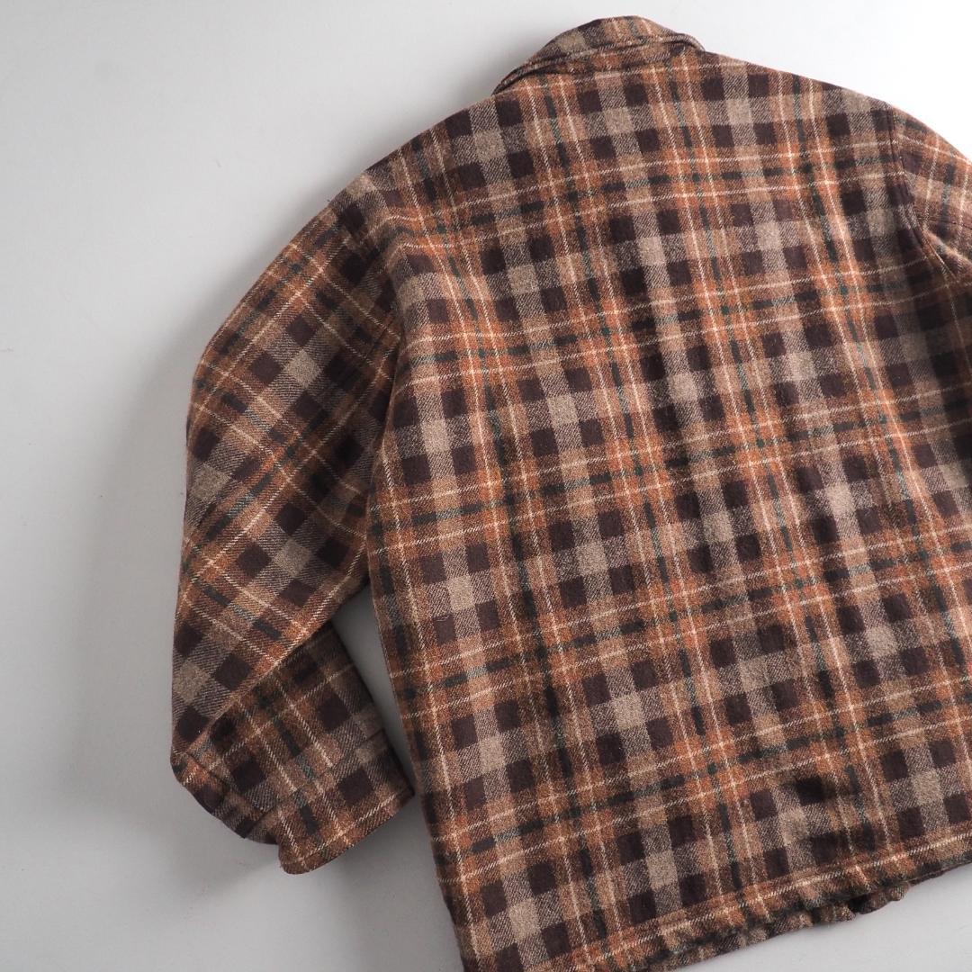 ウールリッチ　アシックス社製　ウールジャケット　裏地キルティング　チェック