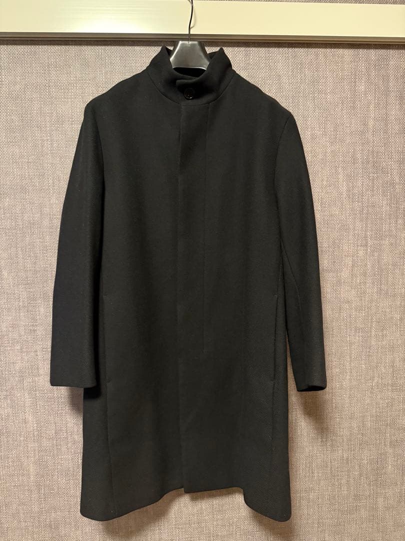 新品未使用タグ付き Theory Belvin ステンカラーコート 黒