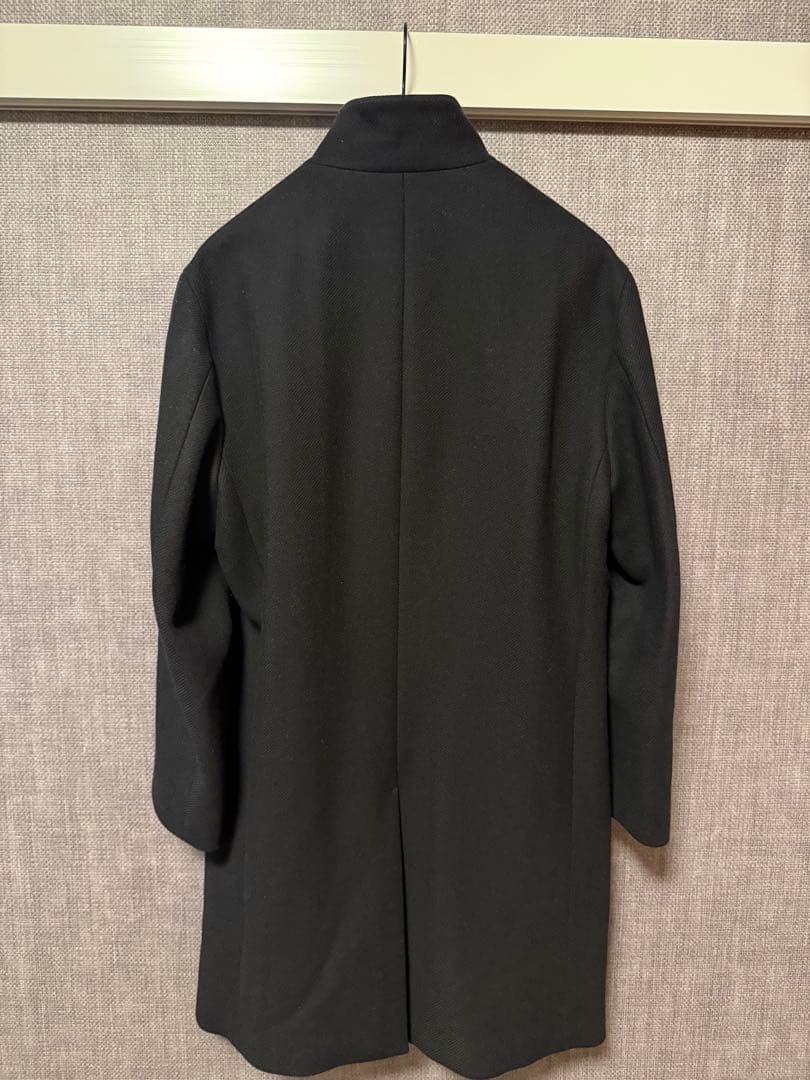 新品未使用タグ付き Theory Belvin ステンカラーコート 黒