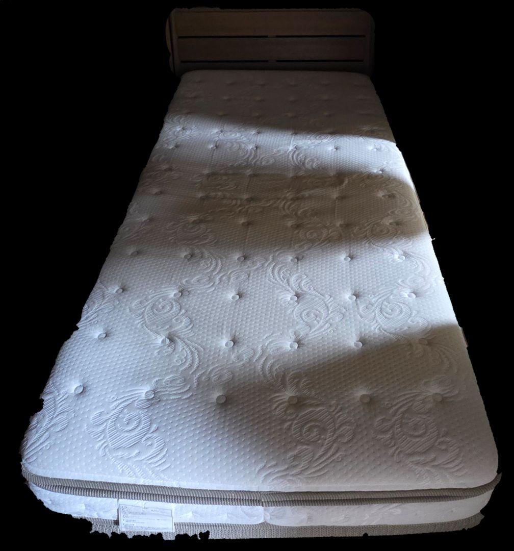 シングルマットレス＋フレーム ※直接引き取り限定 【2台セット】