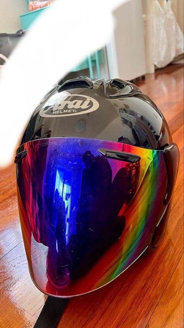 Arai R3 AM SZ ヘルメット 57–58cm ミラーシールド付