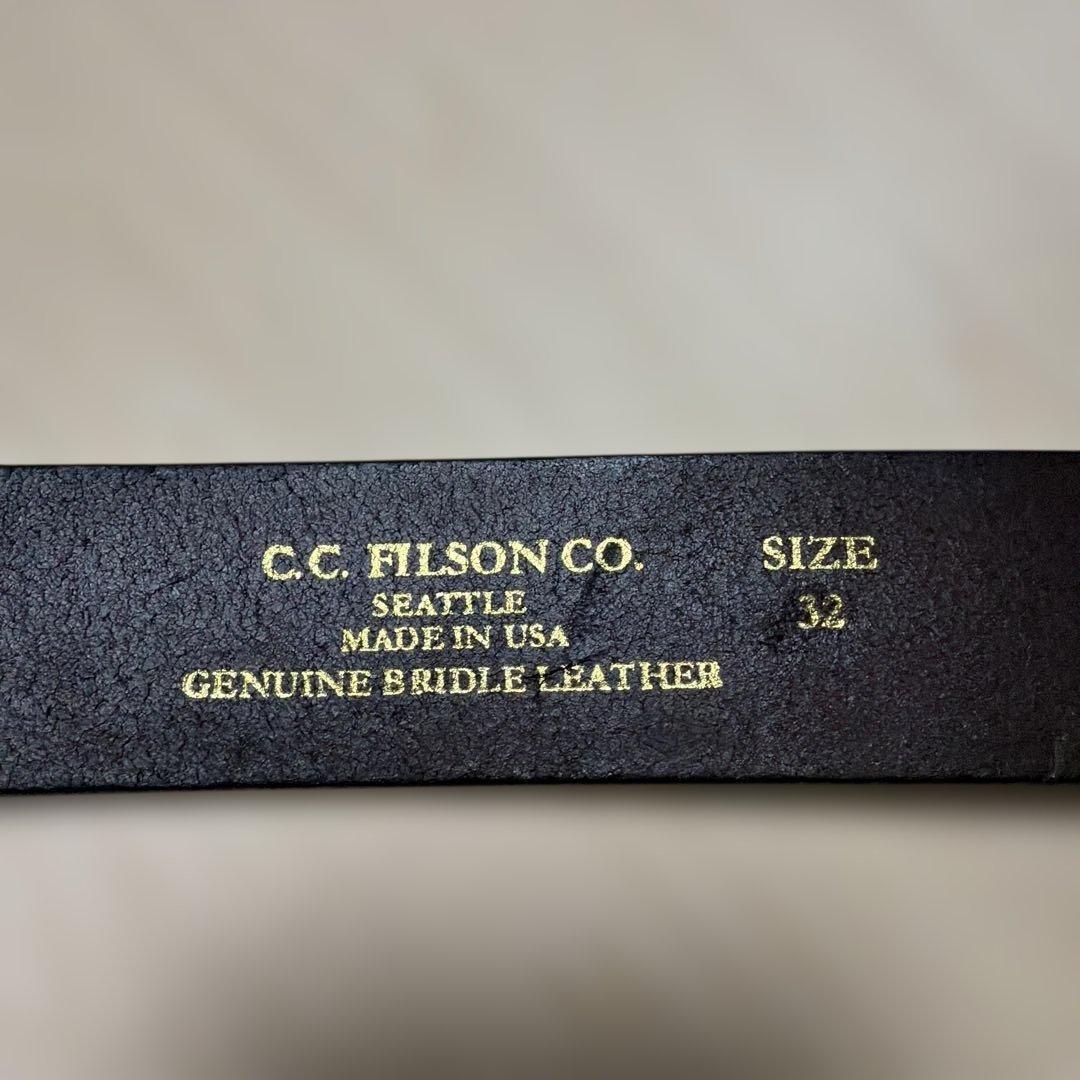 フィルソン ダブル プロング ベルト 32インチ アメリカ製