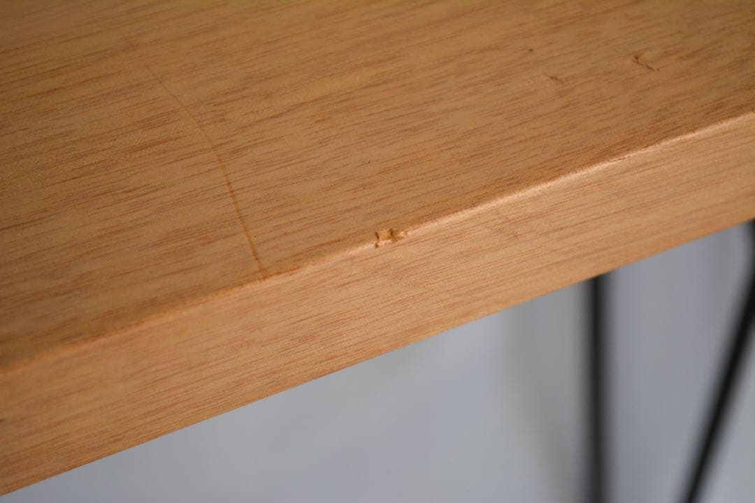 ハンドメイド カウンターテーブル アイアンウッド インダストリアル 机 家具