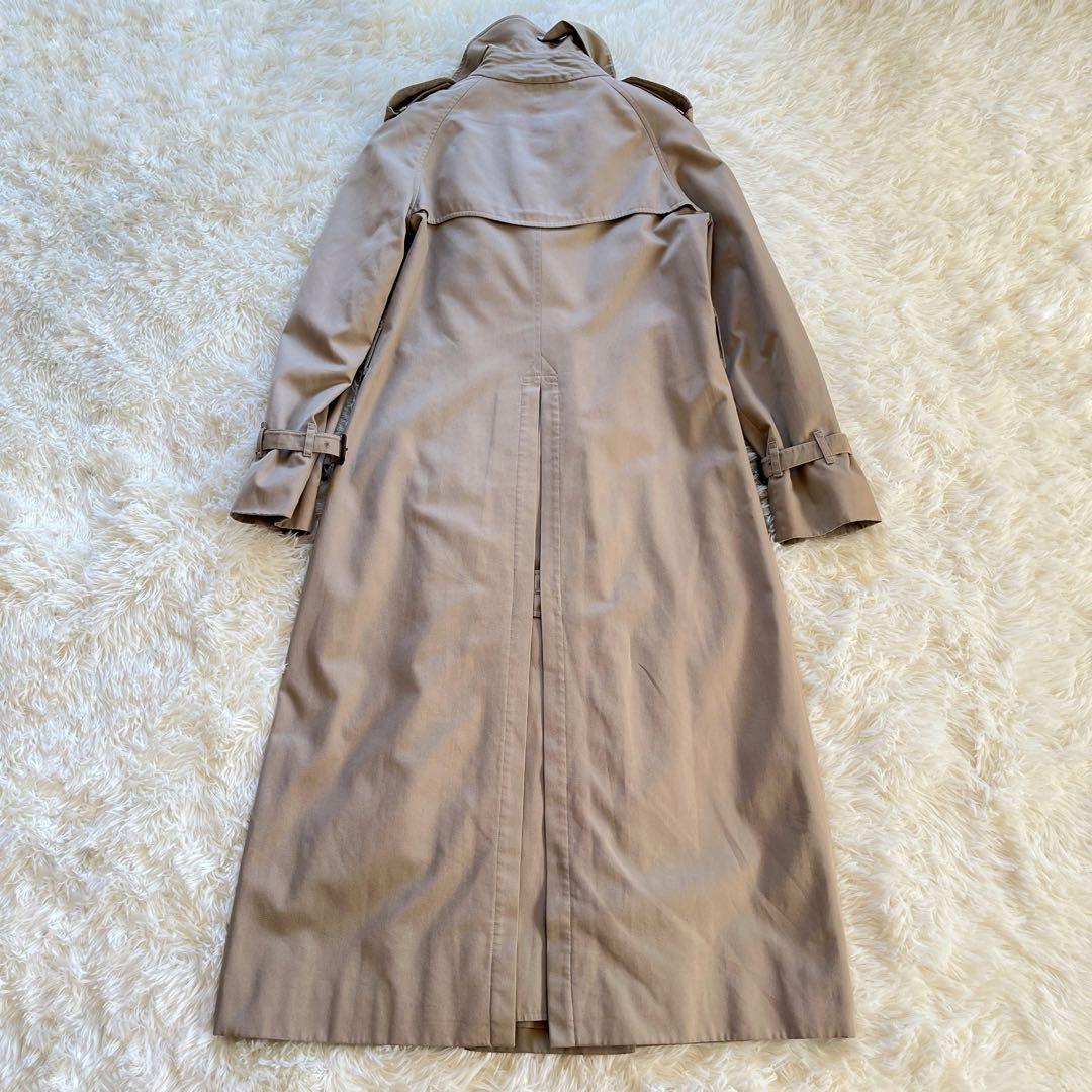 ヴィンテージ　バーバリー　トレンチコート　ベージュ　ノバチェック