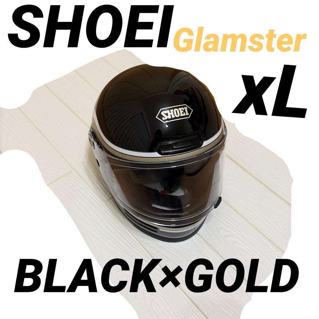 SHOEI Glamster フルフェイスヘルメット61cmBLACK×GOLD