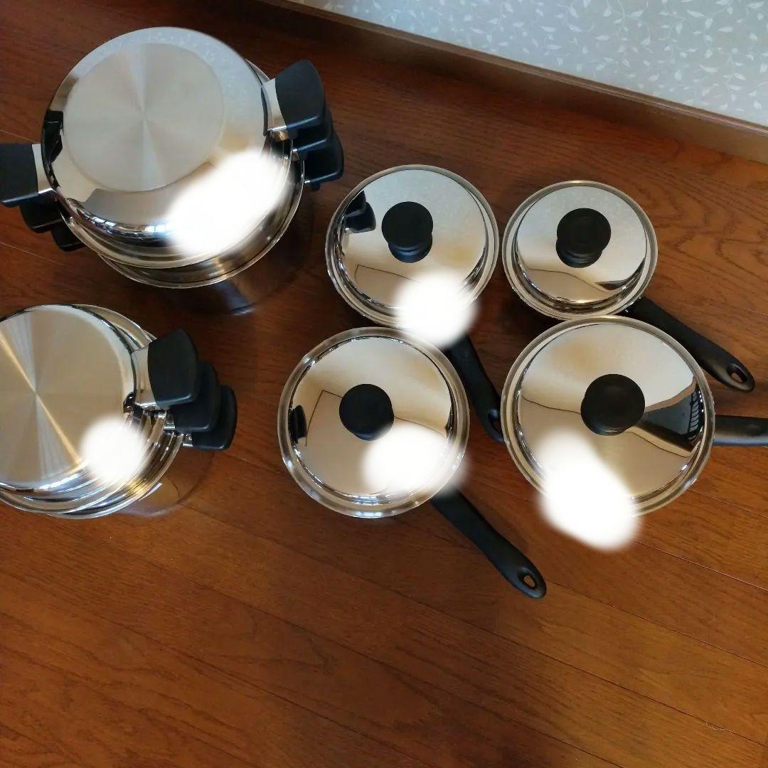 お値下げ　未使用　Amwayステンレス鍋・ソースパンセット