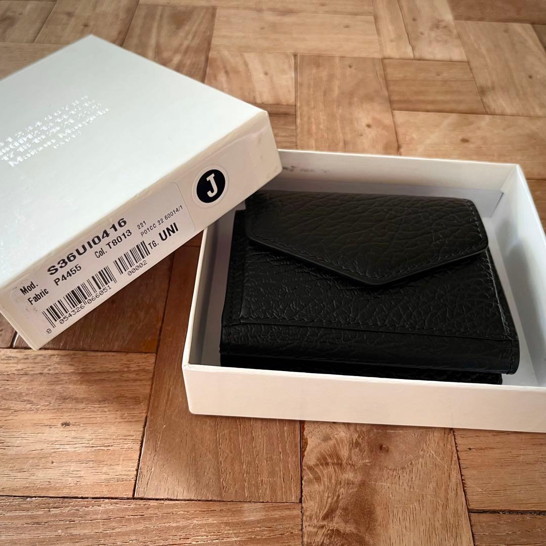 【美品】メゾン・マルジェラ 三つ折り財布 S36UI0416 WALLETS