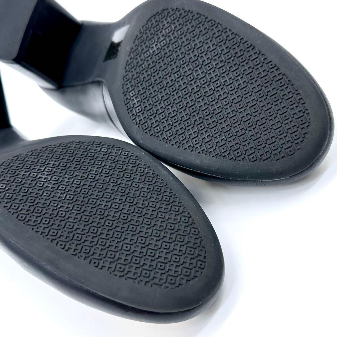 ほぼ未使用✨トリーバーチ BENTON レザー パンプス サークルロゴ 24cm