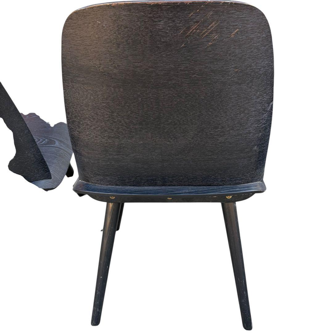 美品　muuto ムート Nerd Chair ナードチェア オーク 一脚 黒②