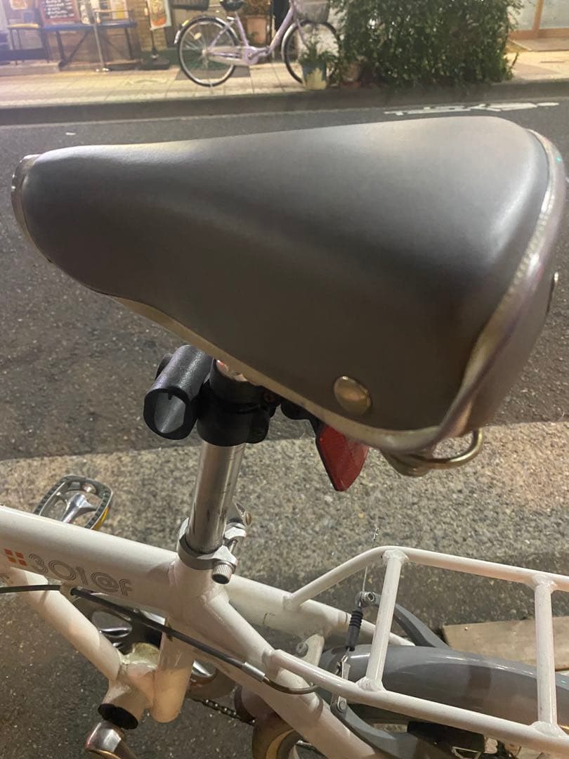 ドッペルギャンガー　20インチ 6段変速折り畳み自転車　301@F ホワイト