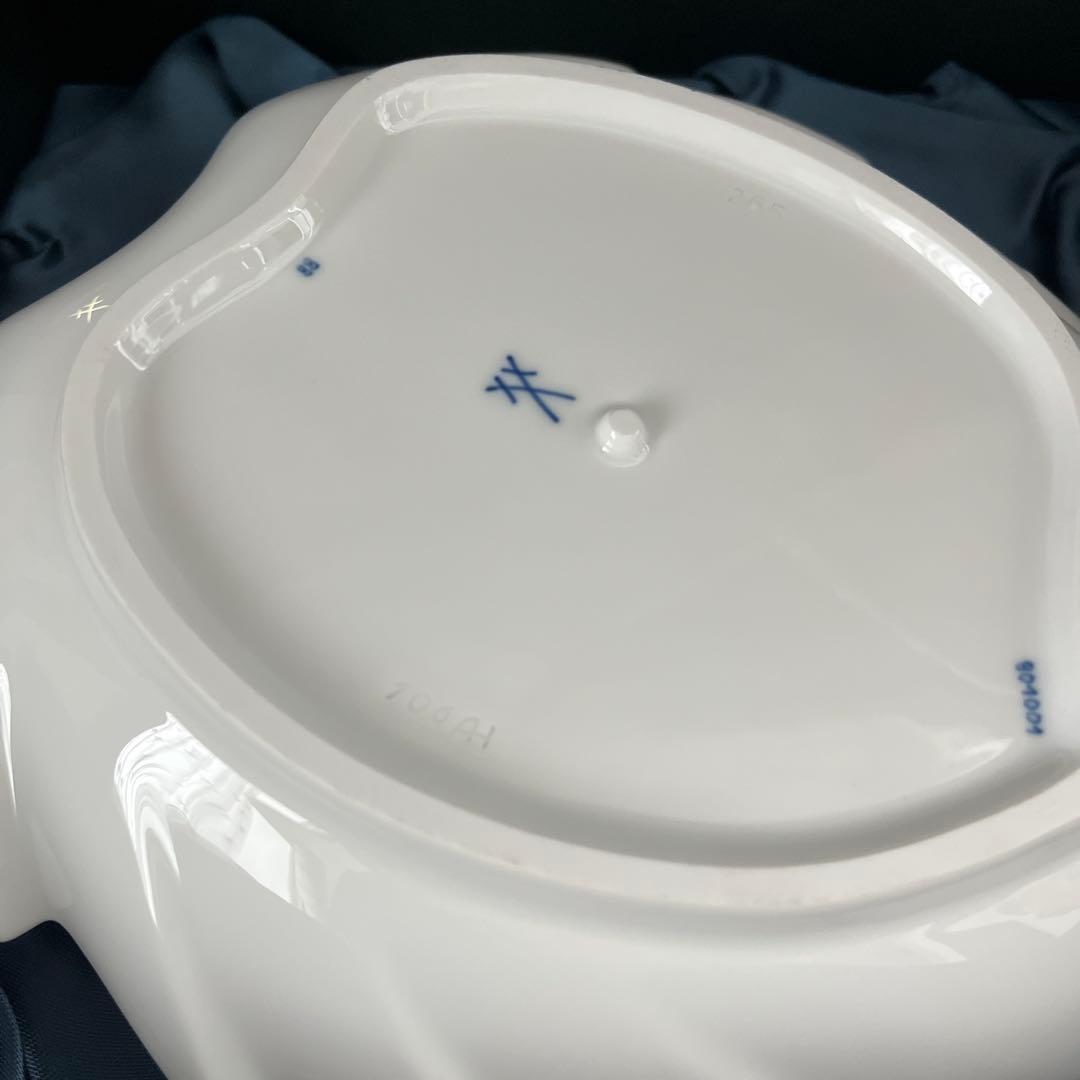 専用　未使用　マイセン　ブルーオニオンスタイル　リーフティッシュ